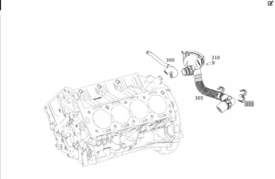 A1560100370 маслоотделитель двигателя mercedes - benz m156