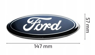 1779943 эмблема логотип значек форд передняя / задняя 147x57 фиеста focus smax cmax tyl