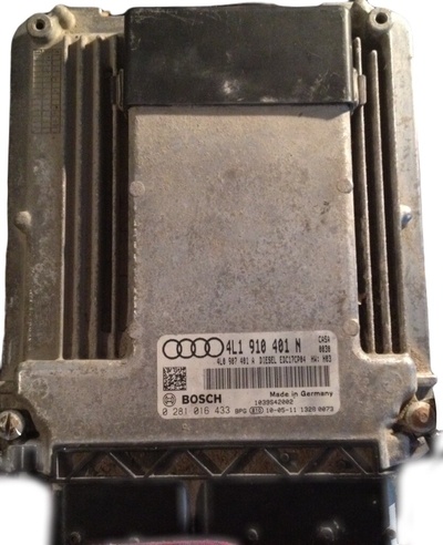 Блок управления экю комп audi q7 3.0tdi 0281016433 4l1910401n