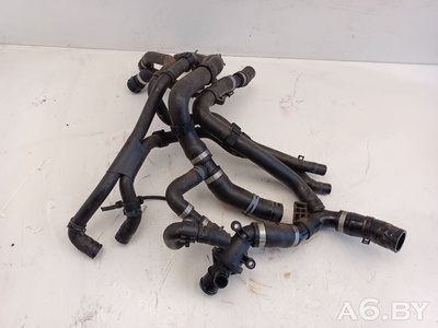 7E0122058D Фланец (тройник) системы охлаждения Volkswagen Multivan T6 2015 ,7E0122101G,7E0122291A