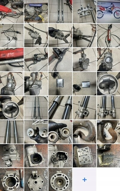 Радиатор бак муфта карбюратор honda cr 250 95 części 92 - 01