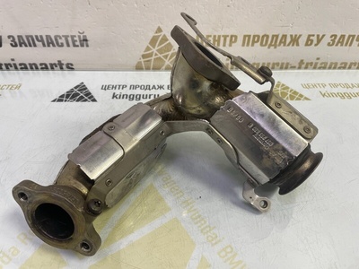 057253220E Коллектор выпускной Volkswagen Touareg 3 CR7 до рестайлинг 2019