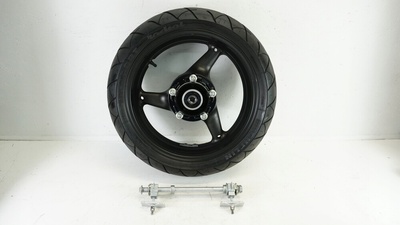 10019021 honda hornet cb 600 pc25 колесо колесо задняя ось 98 - 03