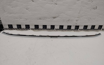760853245 Накладка хром переднего бампера центральная нижняя Volkswagen Touareg 3