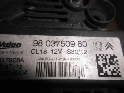 13502581 генератор valeo