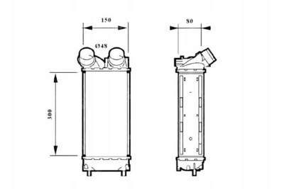301908ML376777361 nrf интеркулер citroen c4 1 , 6hdi