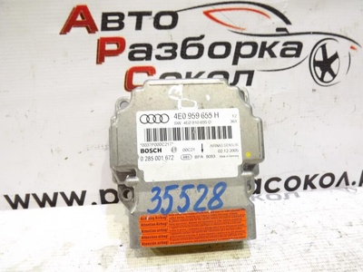 4E0959655H Блок управления AIR BAG Audi A8 (D3,4E) 2004-2010