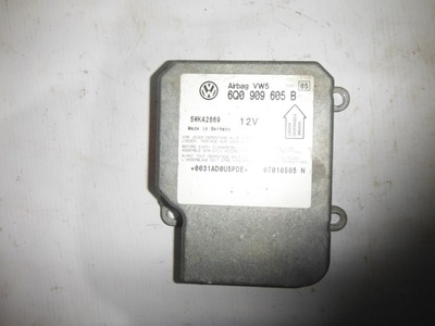 6Q0909605B Блок управления AIR BAG VW Passat (B5+) 2000-2005