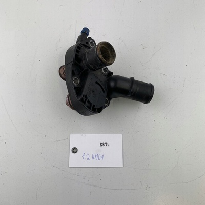 9675849380 Термостат корпус peugeot 208 2008 308 citroen c1 c3 c4 ds3 1.2 vti thp