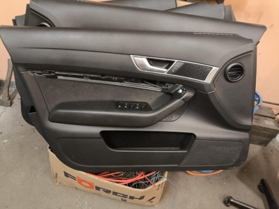 4F1867105A Audi a6 c6 дверные панели дверь алькантара