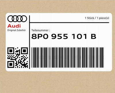 8P0955101BINTRAD Cylinder wysuwania lewo Audi A3 RS3