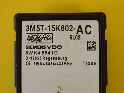 3M5T15K602AC MODUŁ IMMOBILIZERA FORD FOCUS 3M5T - 15K602 - AC NR195