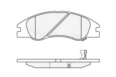 0252421817 MEYLE KLOCKI HAMULCOWE KIA CERATO 1.6 (LD)
