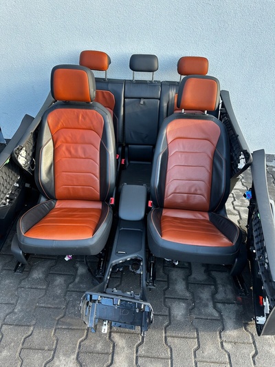 TIGUAN 5NN 5NA ALLSPACE RLINE FOTELE SKÓRA KOMPLET PAMIEĆ Tiguan 5nn 5na allspace r - line кресла кожа комплект pamieć