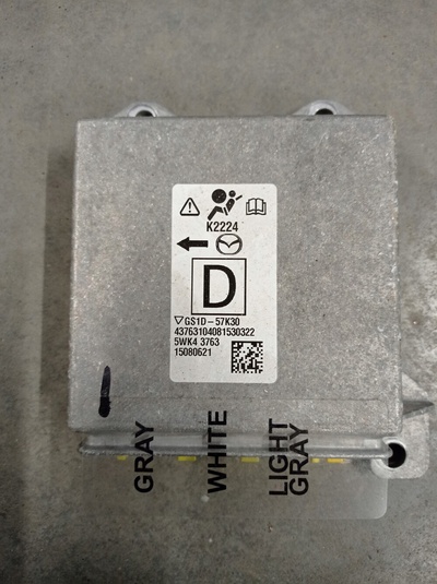 GS1D57K30 mazda 6 gh сенсор блок подушек безопасности airbag gs1d - 57k30
