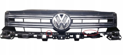 5N0853653E Volkswagen tiguan 1 рестайлинг решетка радиатора бампера