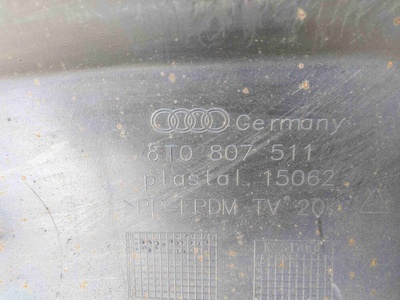 8t0807511 Бампер задний Audi A5 I (2007—2011) 2008 , 8T0807521A, 8T0807385