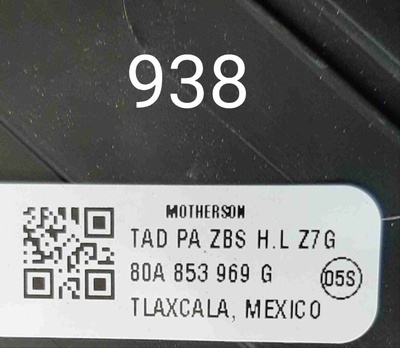 80A853969G Молдинг двери задней левой Audi Q5 II (2016—2020) 2020 , 80A853969A