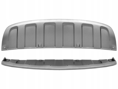 4L0807733B audi q7 2009 - 2015 спойлер бампера серебристый