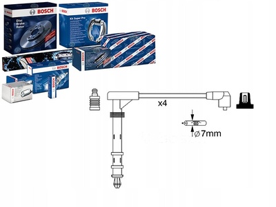 BOS0986357261 BOSCH PRZEWODY ZAPŁONOWE 46413088 ZEF983 BW261
