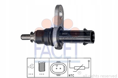 7.3356 датчик температуры масляный facet audi a1 a3