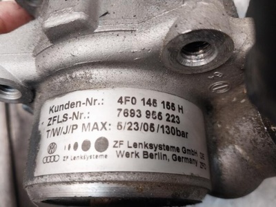 4F0145155H Насос гидроусилителя руля Audi A6 C6/4F 2005 , 7693955223, 06E145393B