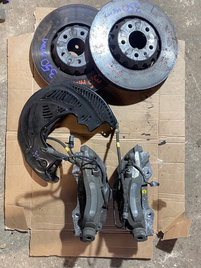 4K0615107F тормозные диски клеммы передняя audi a4 b9 a5 8w a6 a7 4k sportback q5 80a 350mm