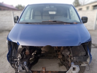 LL5M Volkswagen транспортер v t5 капот крышка двигателя синий