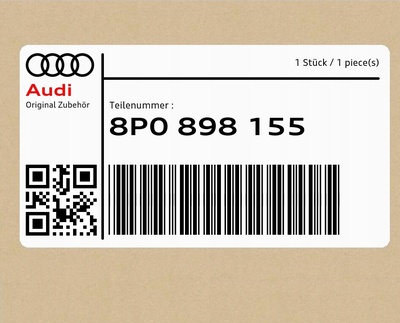 8P0898155INTRAD Rynna z porzecznicą Audi A3 RS3