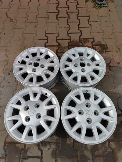 4× колесо алюминиевая nissan oe primera p11 6.0 