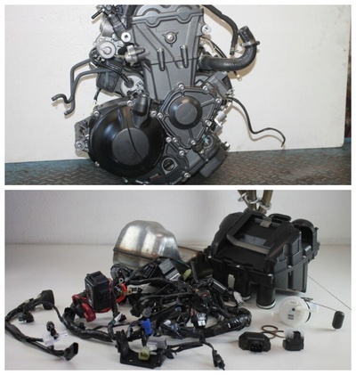 TRACER900GTMT0901 Yamaha tracer 900 gt mt 09 2024 двигатель обмен 2204km buggy quad катушка свет