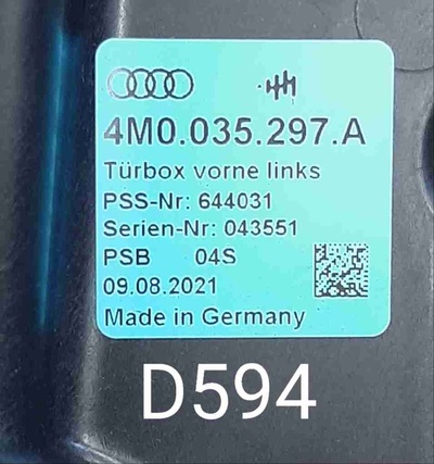 4M0035297A Динамик Audi Q7 4M рестайлинг (2019—2023) 2021