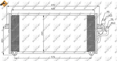 35268 nrf конденсатор , кондиционер