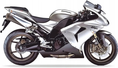 Naklejki fooqs на motocykl для kawasaki zx 2010 год 2006 tytanowy 725
