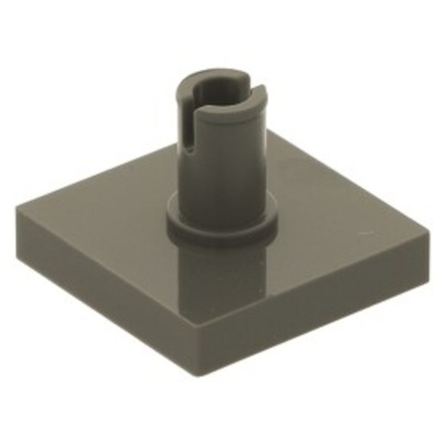 Lego 2460 4121763 плит . 2x2 c.szary old 1szt p779