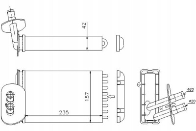 77528 NISSENS NAGRZEWNICA 971382F000 971382F005 93904 KA