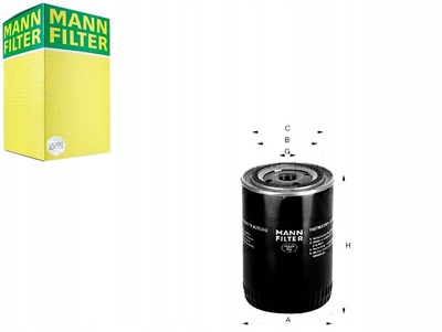 MANWP931 FILTR OLEJU MANN - FILTER 8990508 3136 1200698 20069
