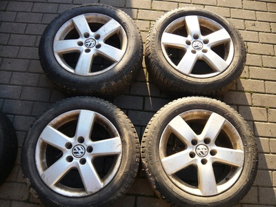 Колёса алюминиевые 1t0601025m volkswagen гольф плюс 16 