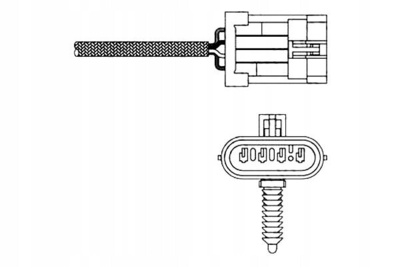 ES2013512B1 Delphi ES20135 - 12B1 Sonda lambda