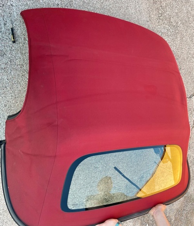 Red roof spyder cayman Порше boxster 981 982 718 крыша в сборе красный стекло 2019