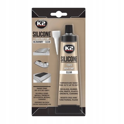 K2 k2 - silikon bezbarwny 85g 350 st.