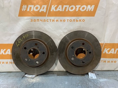 4351212670 диск тормозной передний Toyota Corolla 10 (E140/E150) рест.(2010-2013) 2012