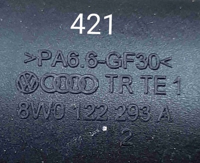 8W0122101BH Патрубок (трубопровод, шланг) Audi A4 B9 (2015—2020) 2017 , 8W0122293A