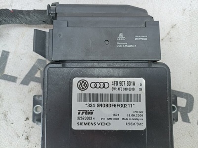 4f0907801a Блок управления стояночным тормозом audi a6 c6 2006 , 4f0910801b