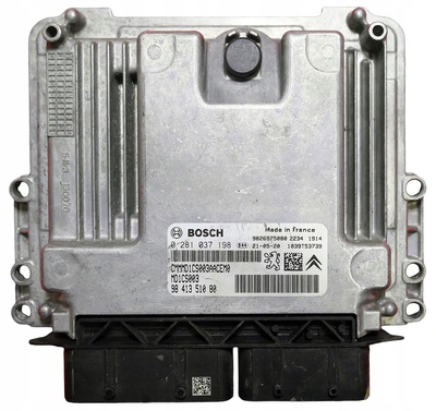 9841351080 блок управления двигателя peugeot 208 ii 1.5 0281037198 программирование