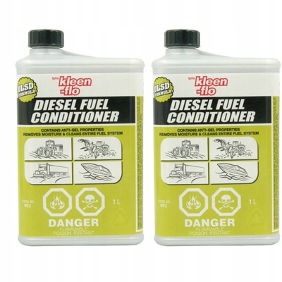 2× dodatek uszlachetniający kleen - flo для дизель 1000 мл