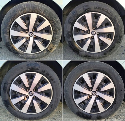 Колёса колёсные диски 15 колпаки świeże хороший шины запас 185 / 65r15 88h renault clio v