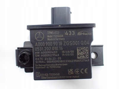 A0009009018 датчик давления шин мерседес cla ii c118 x118 24r