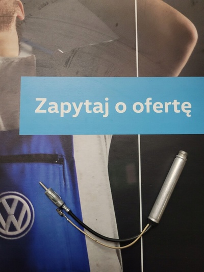 1H0051551A оригинал адаптер антенный радио volkswagen caddy поло classic 97 - 05