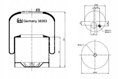 38363 febi bilstein чехол , кондиционер